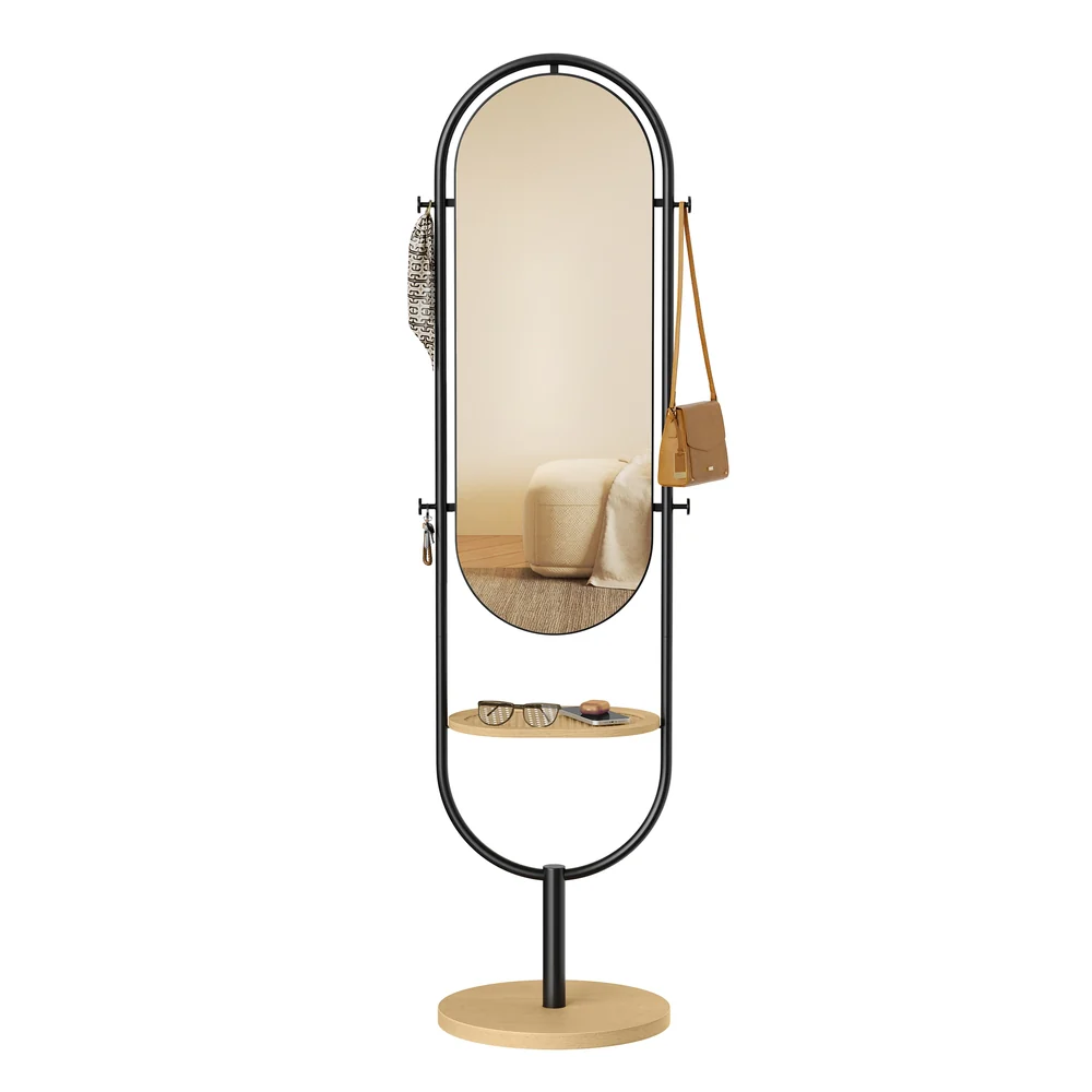 3-in-1 Full-Length Floor Mirror,