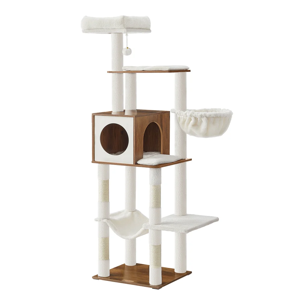 65-Inch Tall Cat Tree - Image 2