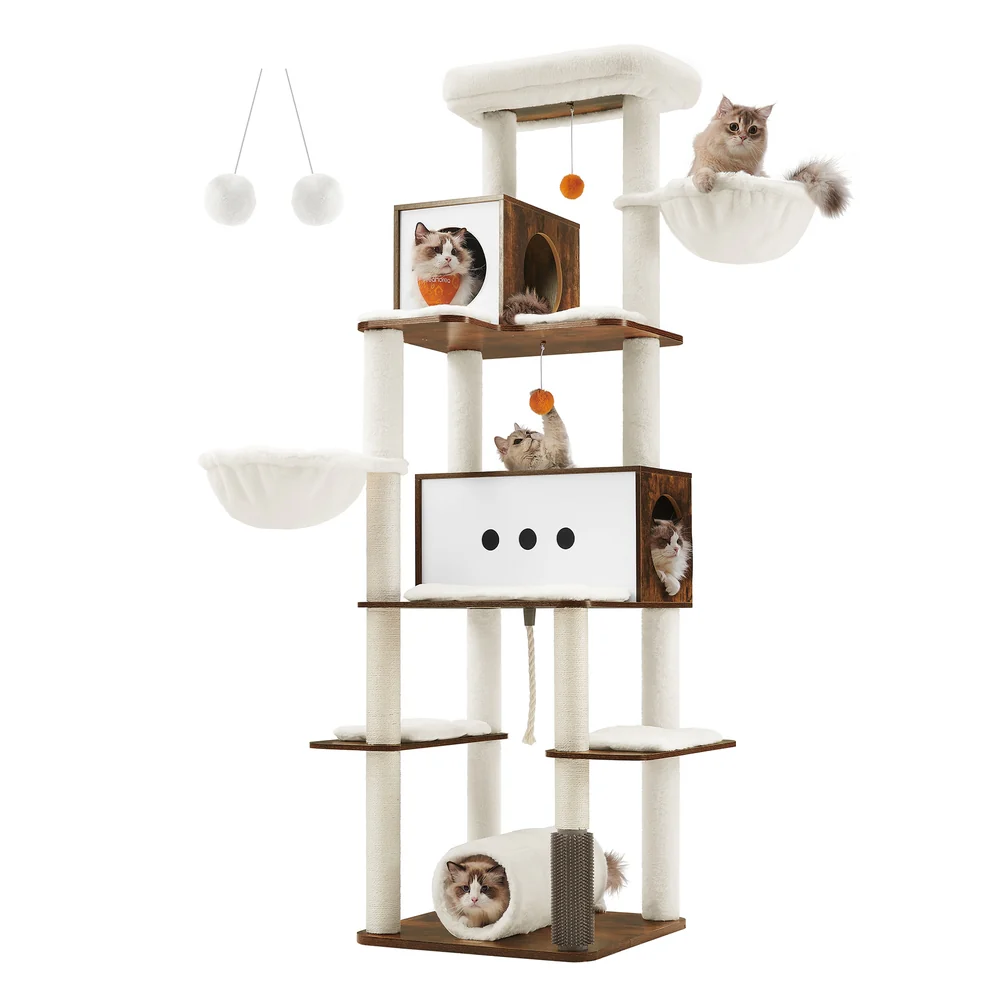 77.5" High Multi-Level Cat Tree - Image 2