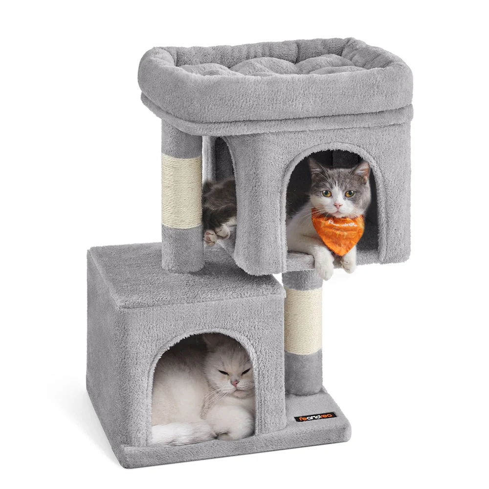 Cat Tree with 2 Cat Caves - Image 3