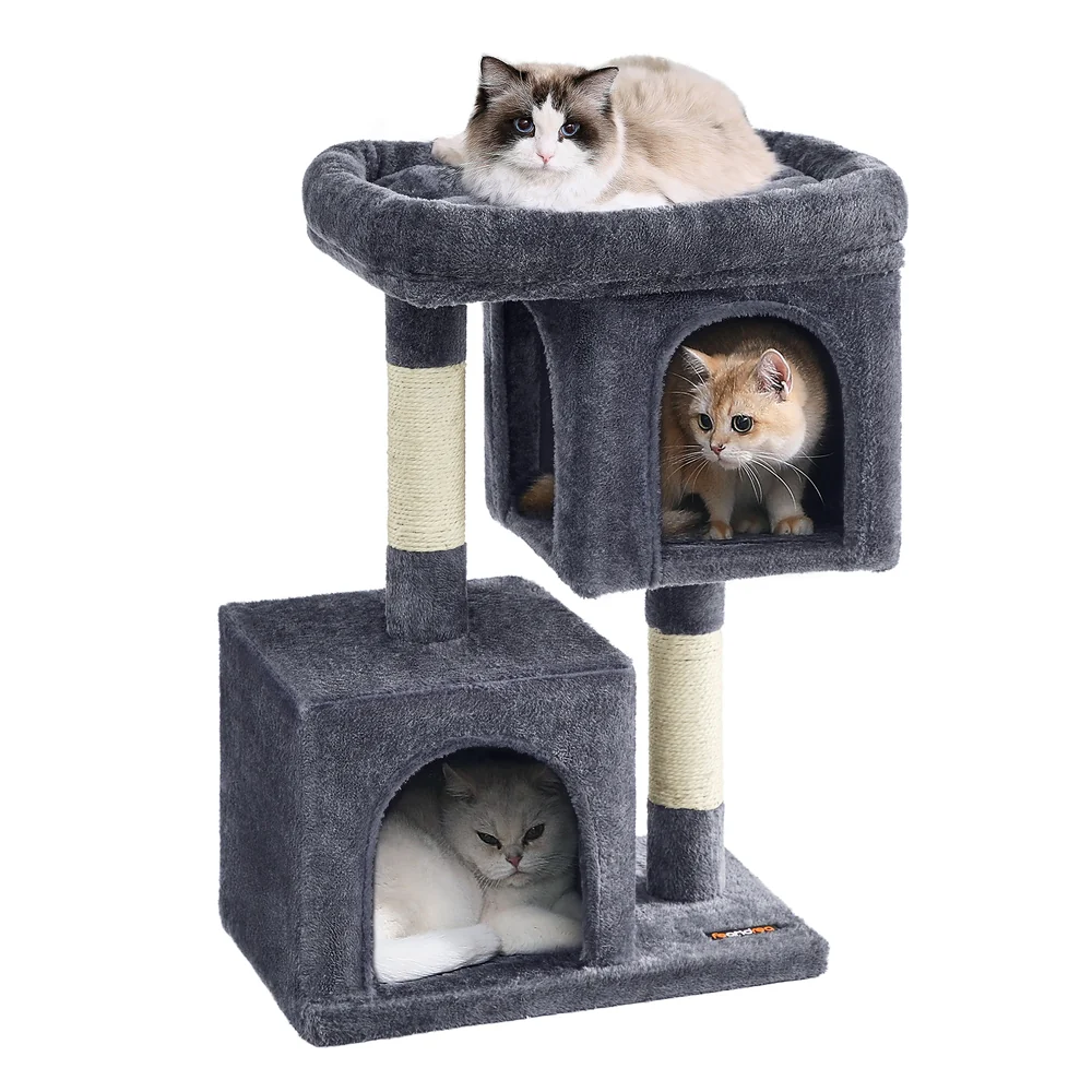 Cat Tree with 2 Cat Caves - Image 4