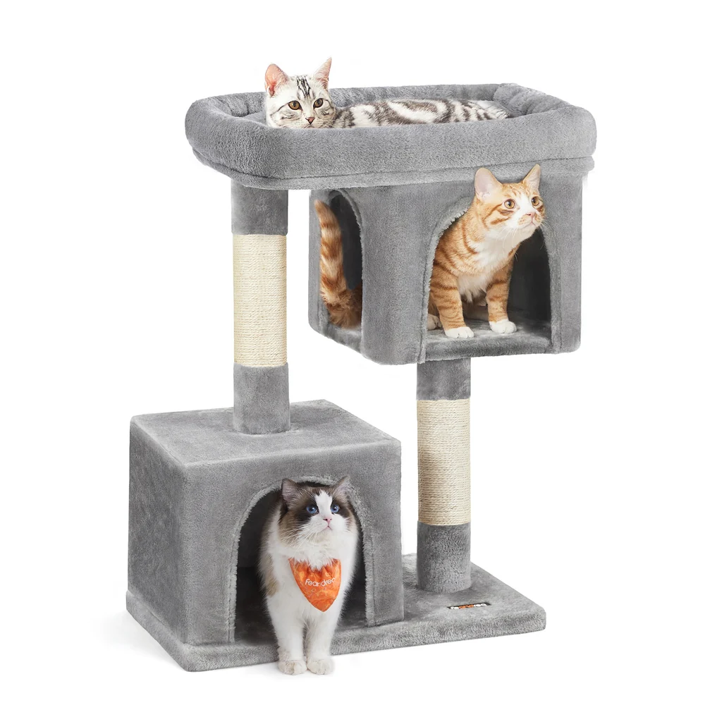 Cat Tree with 2 Cat Caves - Image 9