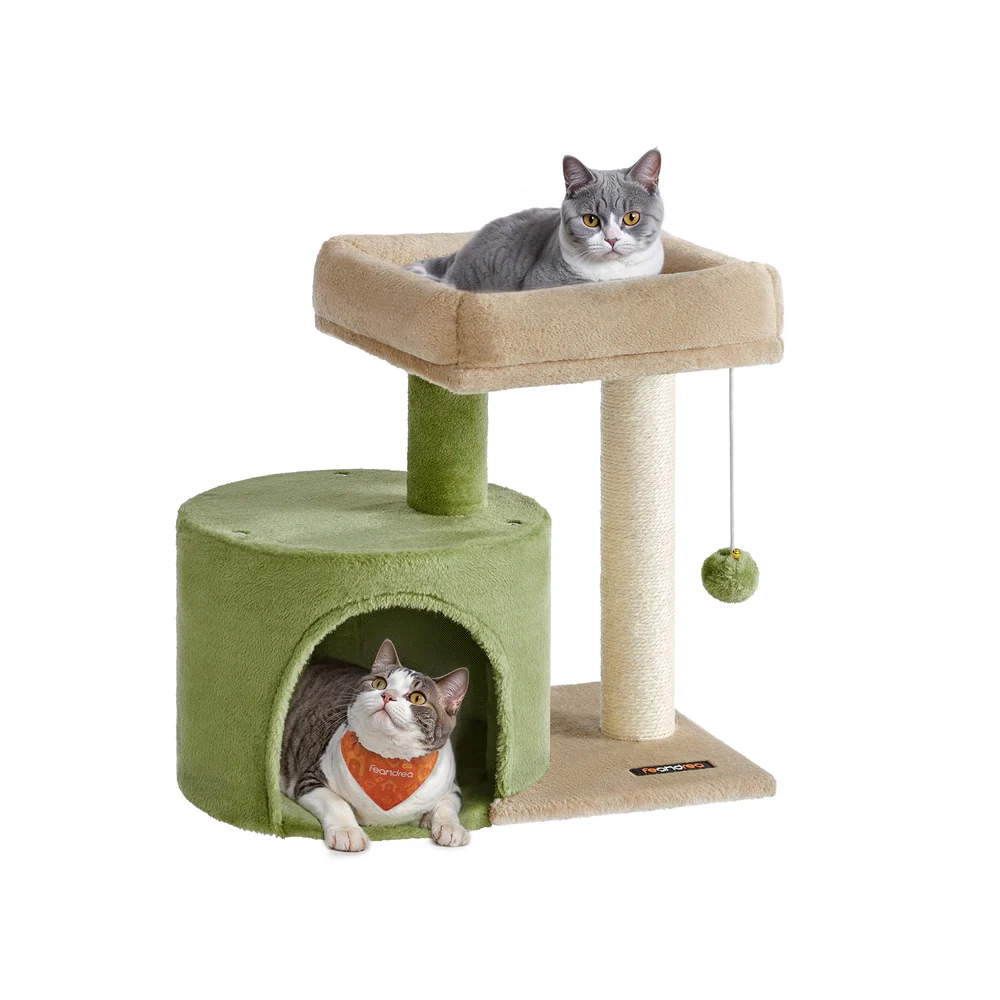 Cat Tree with Sisal-Covered Scratching Posts - Image 3