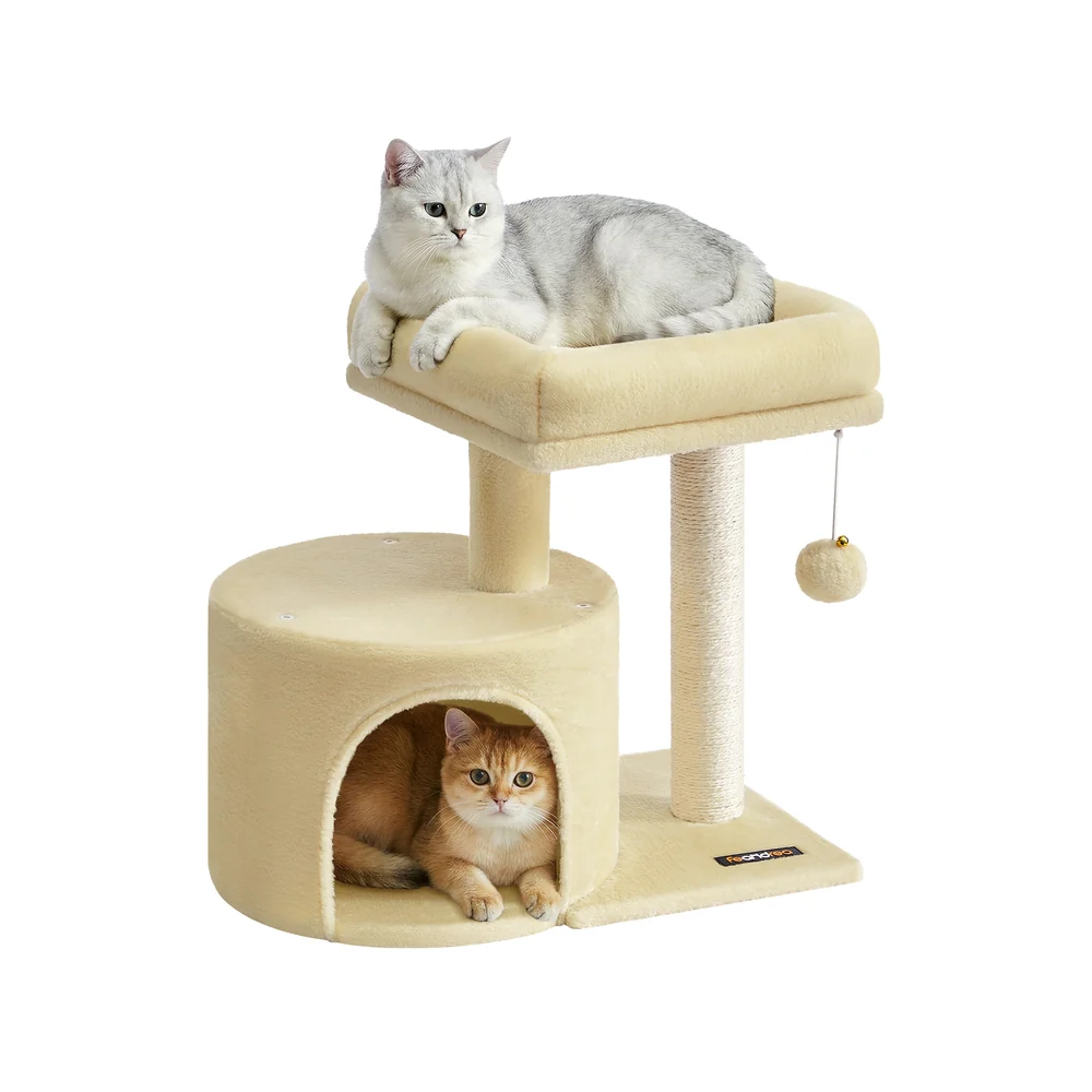 Cat Tree with Sisal-Covered Scratching Posts - Image 4