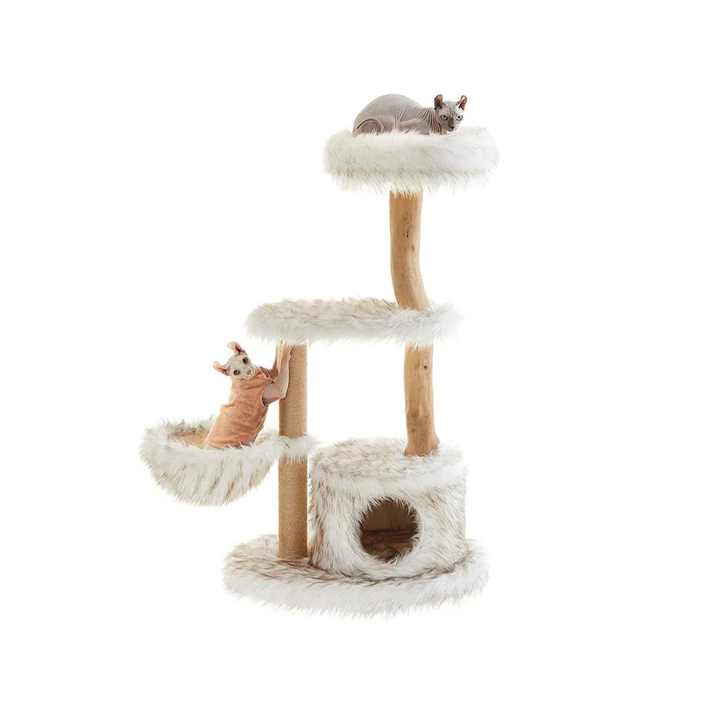 Modern Wood Cat Tree