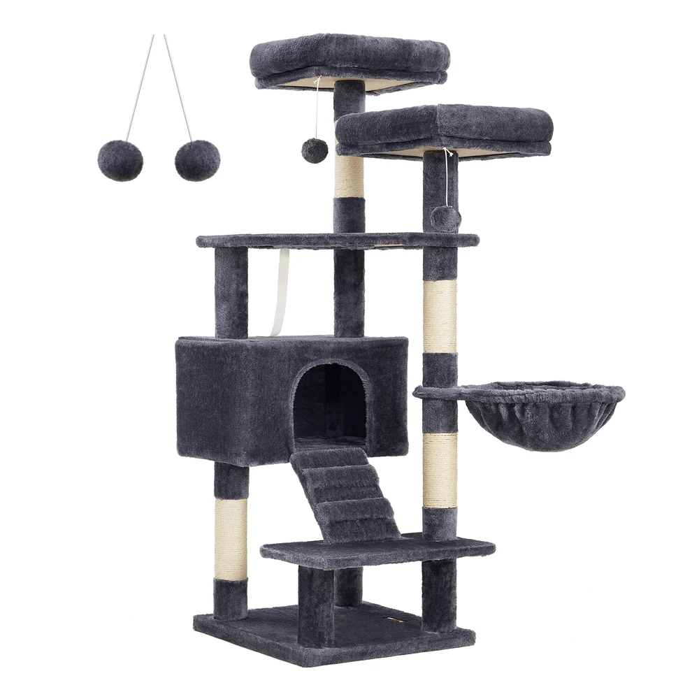 Multi-Level Cat Condo with Scratching Posts - Image 2