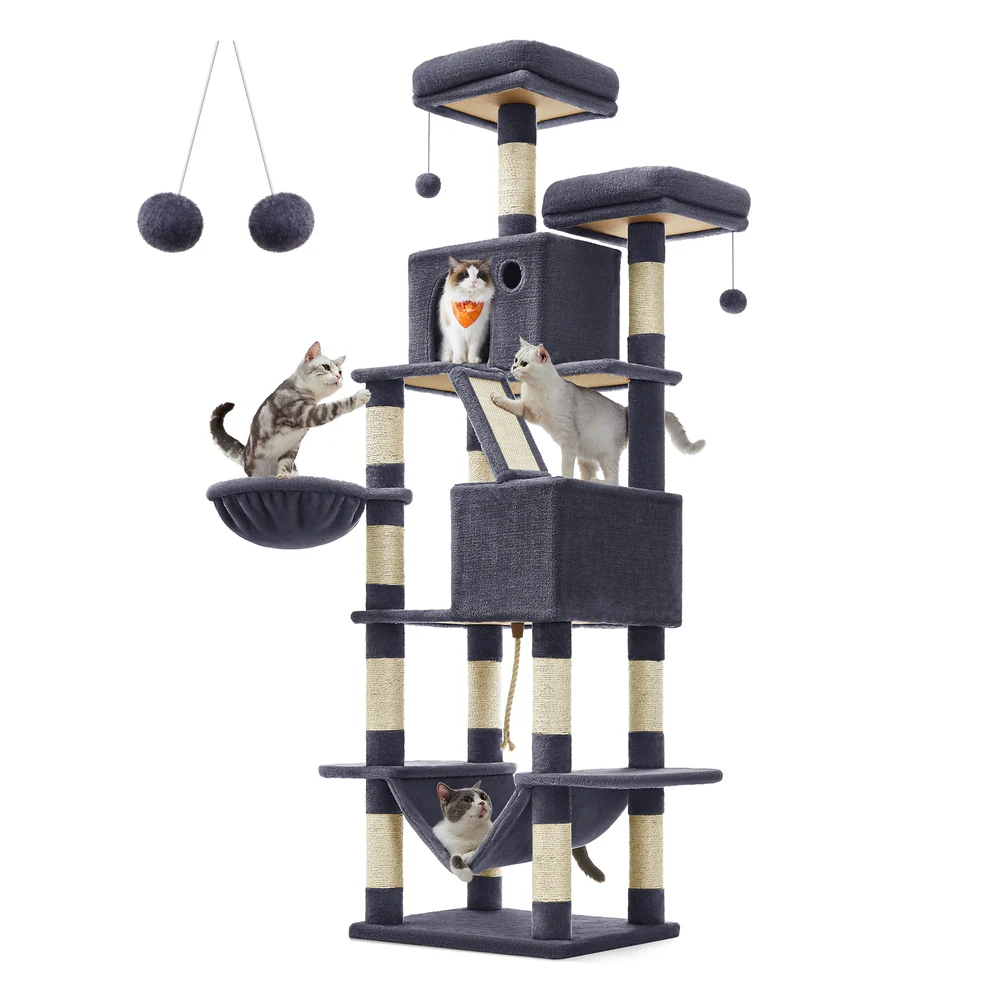 66.1-Inch Multi-Level Cat Tree - Image 2