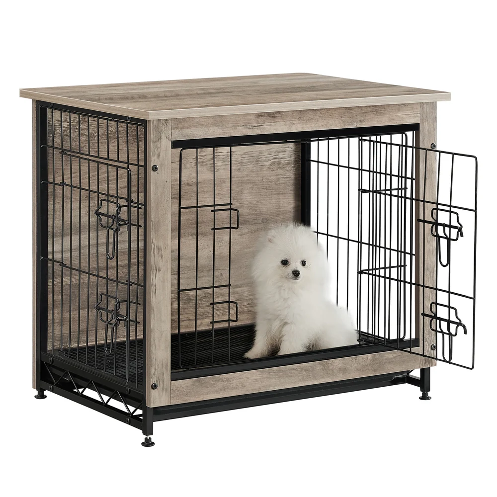 Wooden Dog Crate with Removable Tray - Image 10