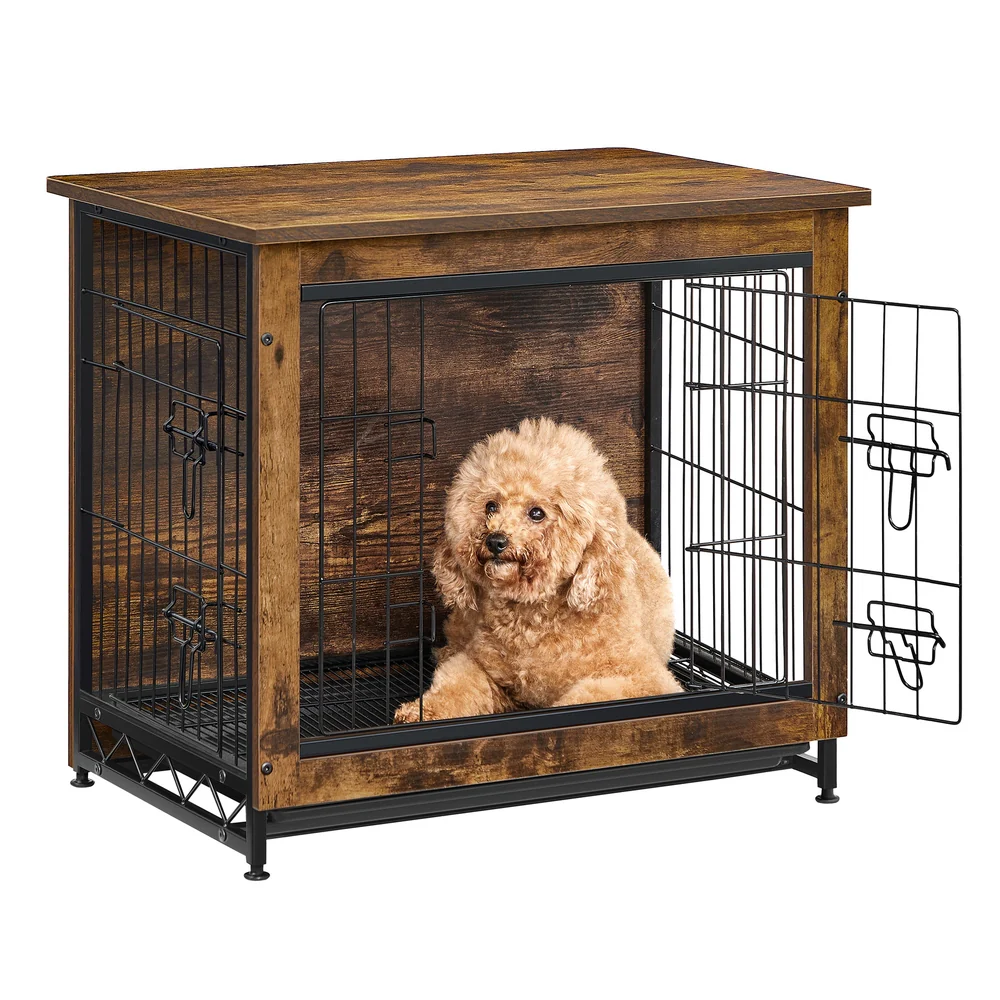 Wooden Dog Crate with Removable Tray - Image 11