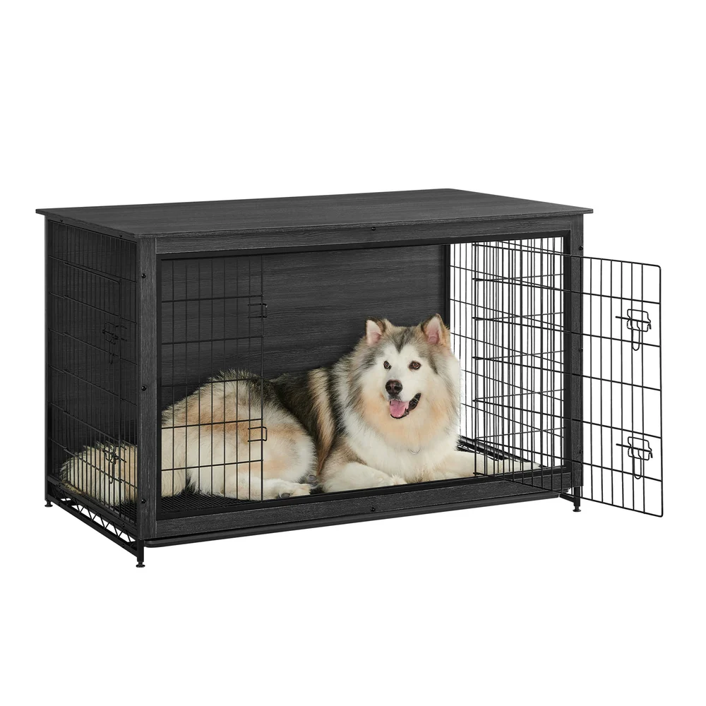 Wooden Dog Crate with Removable Tray - Image 9