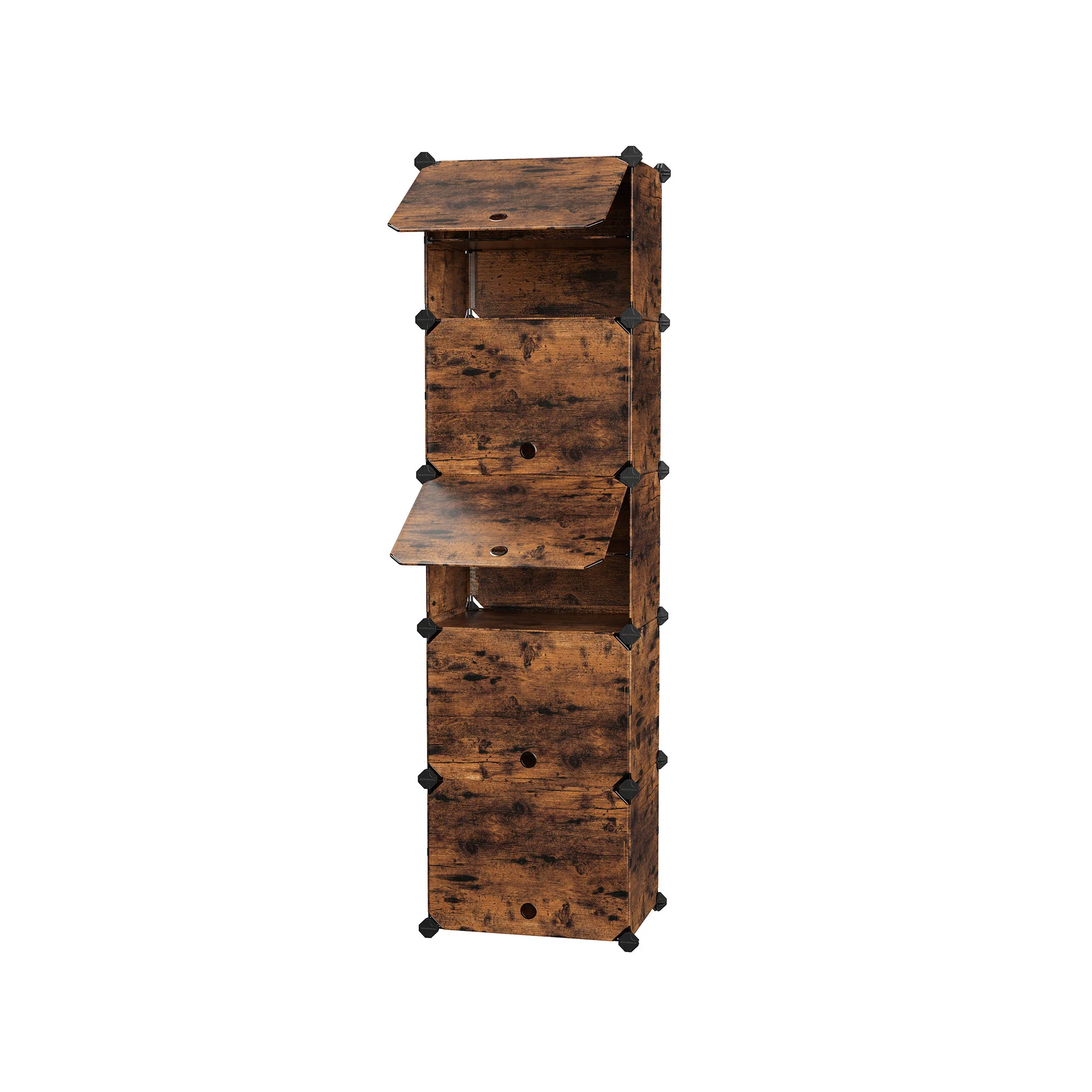 10-Slot Storage Organizer Unit with Doors - Image 2