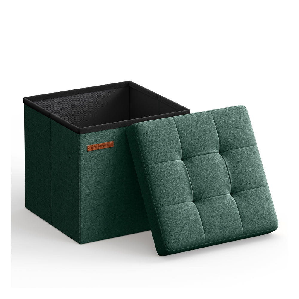 Foldable Small Ottoman Foot Rest with Storage - Image 5
