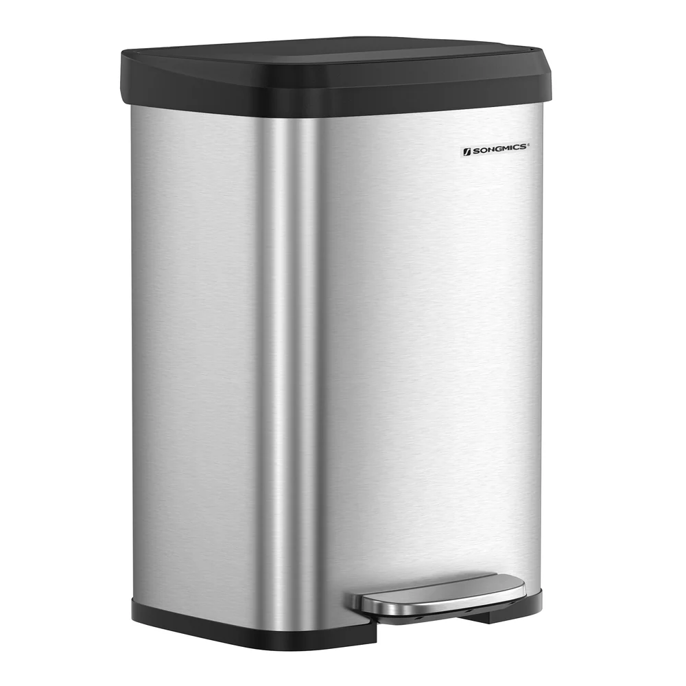 13-Gallon Stainless Steel Trash Can