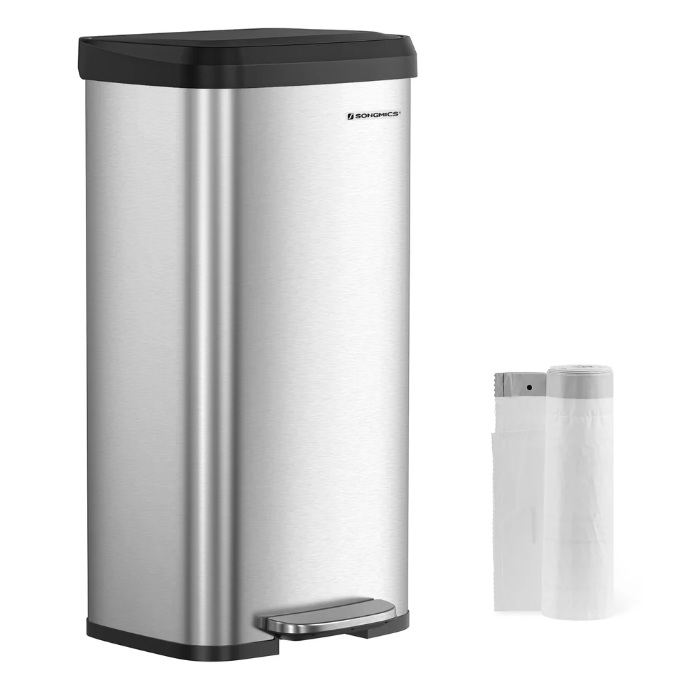 13-Gallon Stainless Steel Trash Can - Image 4