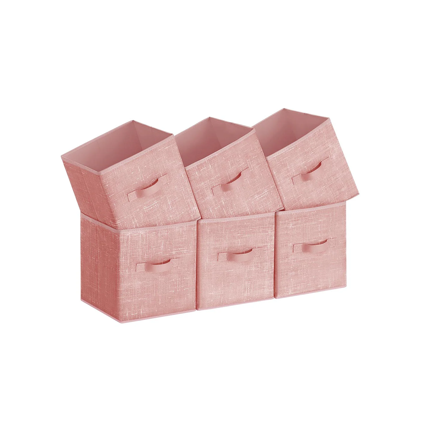 Set of 6 Foldable Storage Cubes - Image 2