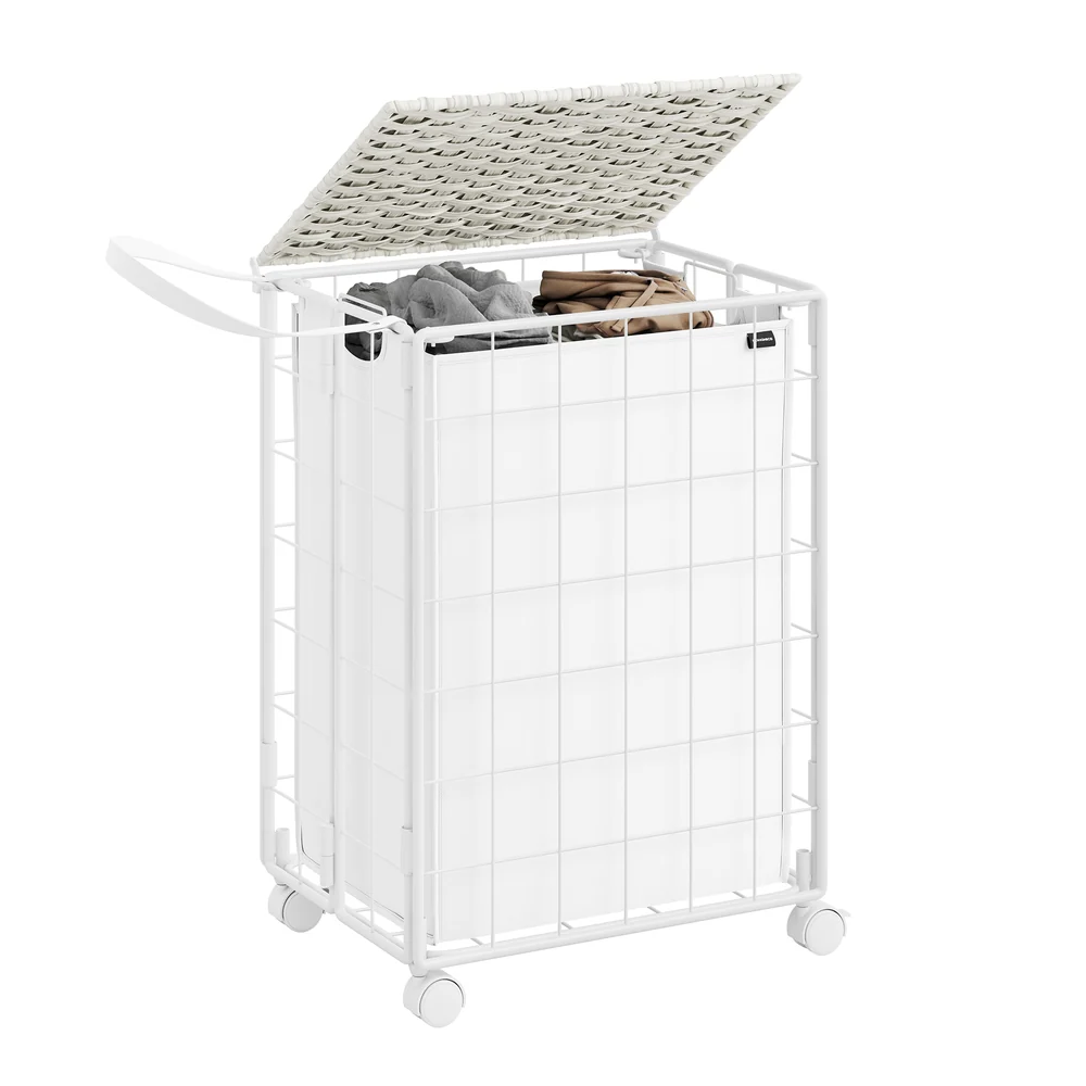 Iron-Made Laundry Sorter with Wheels - Image 3
