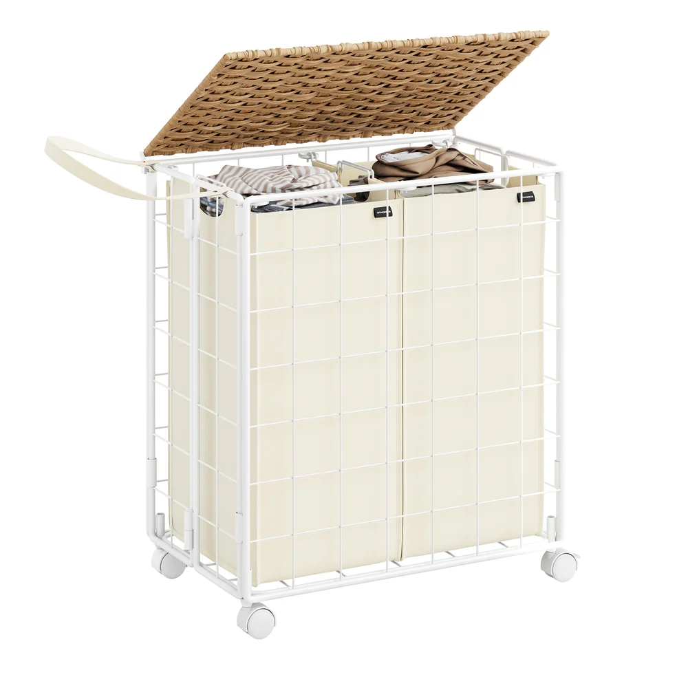 Iron-Made Laundry Sorter with Wheels - Image 5