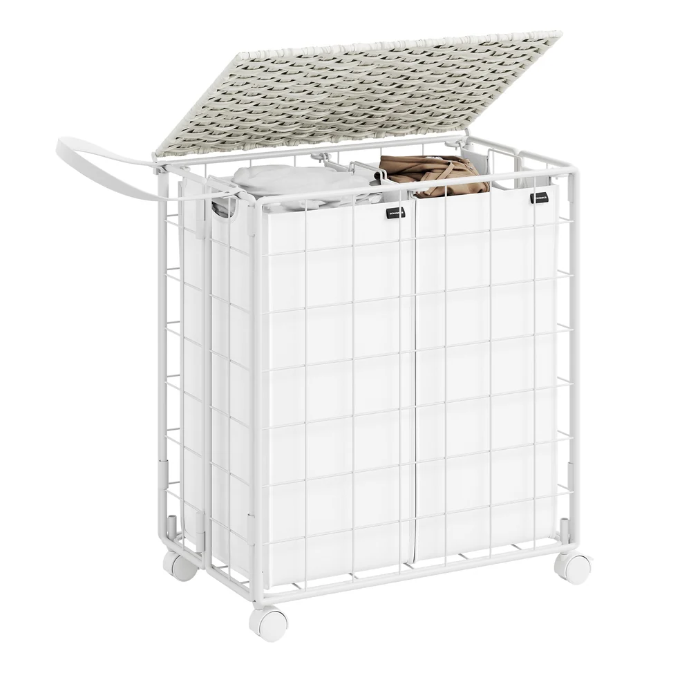Iron-Made Laundry Sorter with Wheels - Image 7