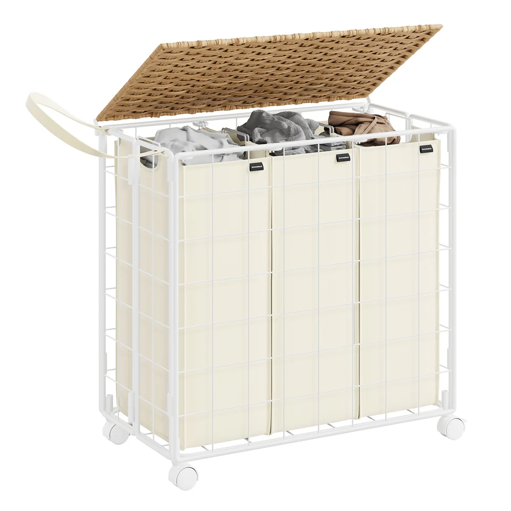 Iron-Made Laundry Sorter with Wheels - Image 9