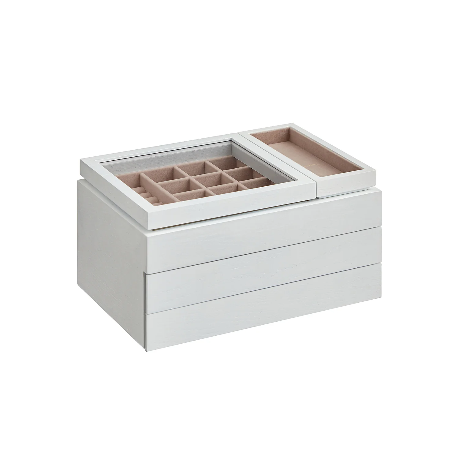 3-Layer Wooden Jewelry Storage