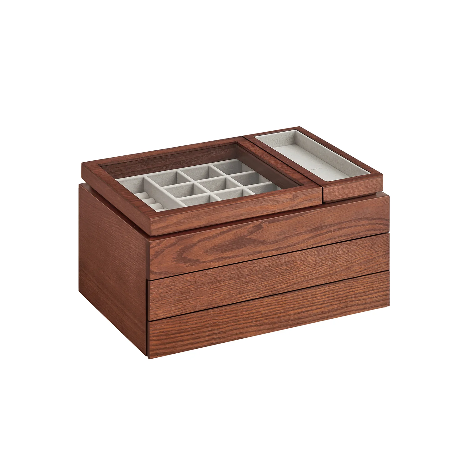 3-Layer Wooden Jewelry Storage - Image 2