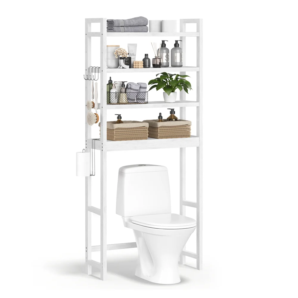 3-Tier Bamboo Bathroom Organizer - Image 8