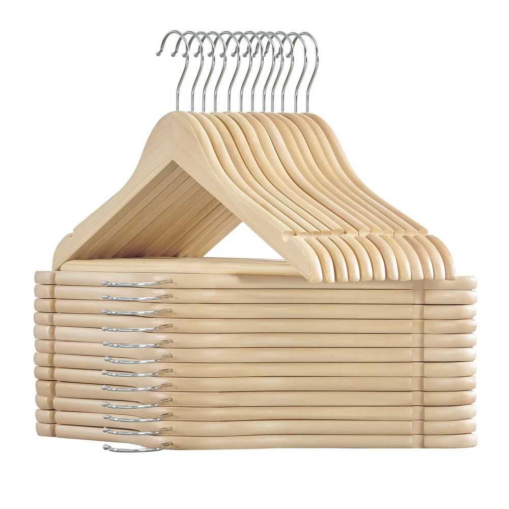 Wooden Hangers for Jackets, Shirts, Coats - Image 2