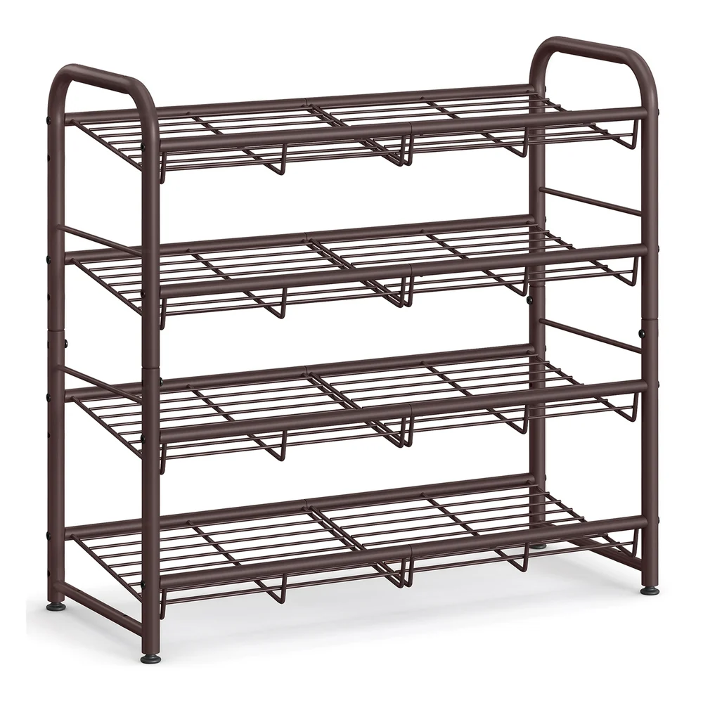 4-Tier Shoe Rack Storage Organizer