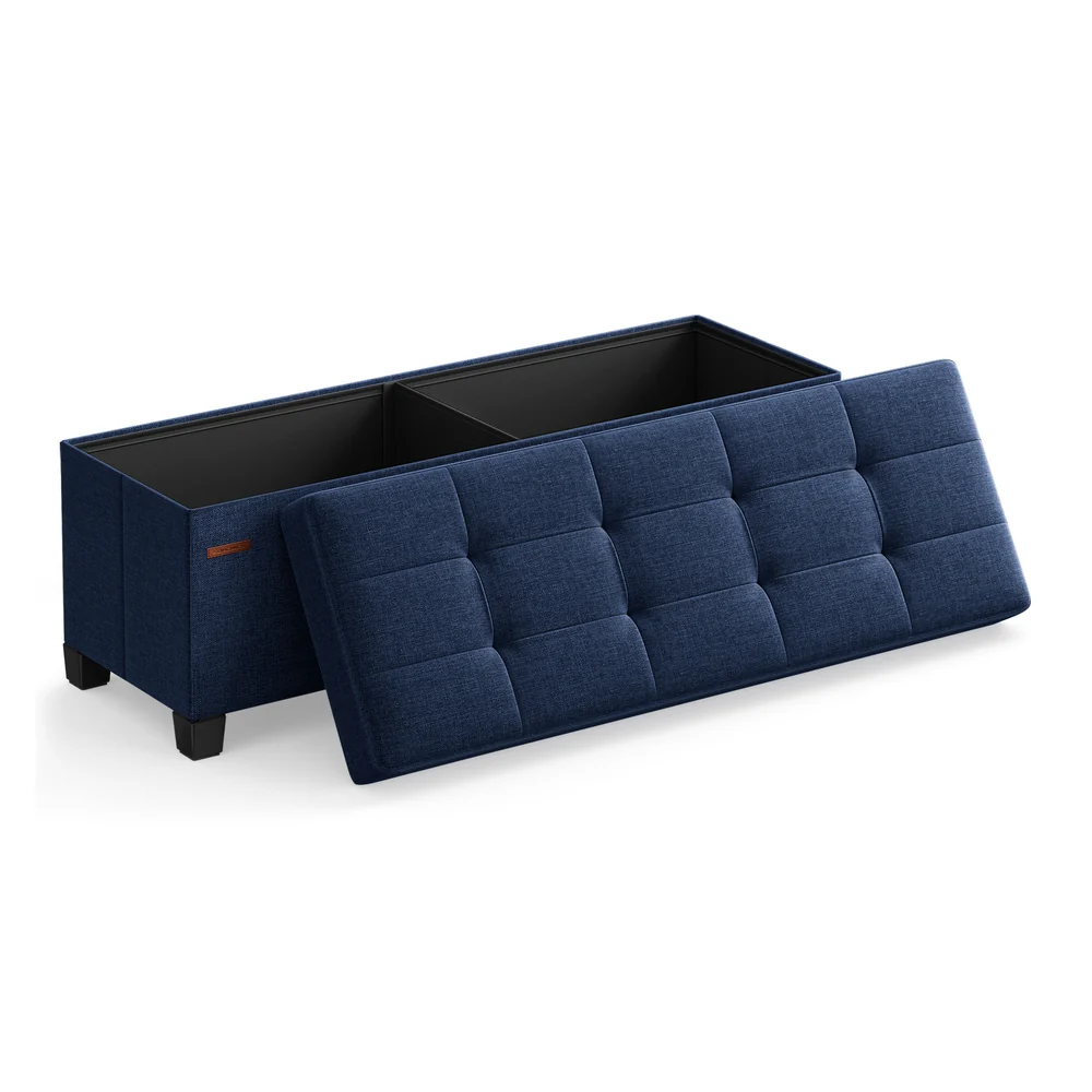 43.3 Inches Storage Ottoman Bench - Image 3