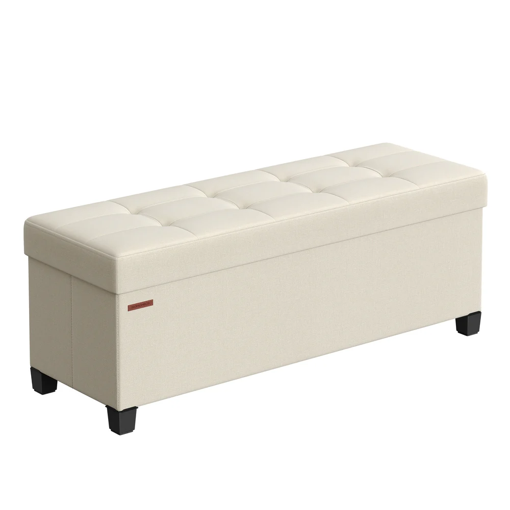 43.3 Inches Storage Ottoman Bench - Image 6