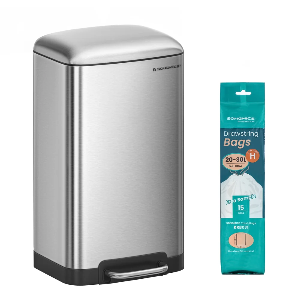 Stainless Steel Trash Can 30L