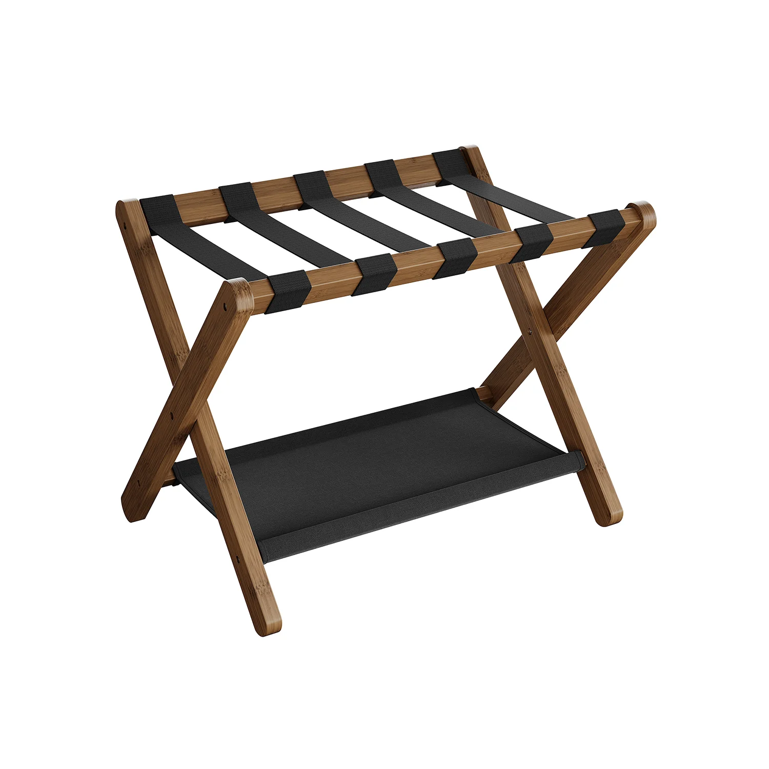 Luggage Rack with Storage Shelf - Image 2