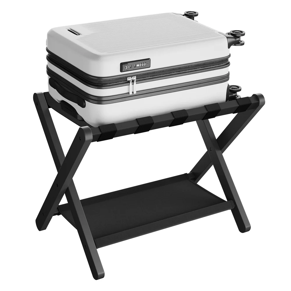 Luggage Rack with Storage Shelf - Image 4