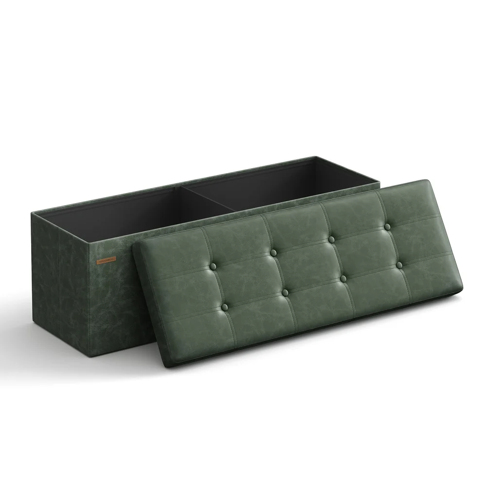 MAZIE Collection - Folding Storage Ottoman Bench with Lid - Image 11