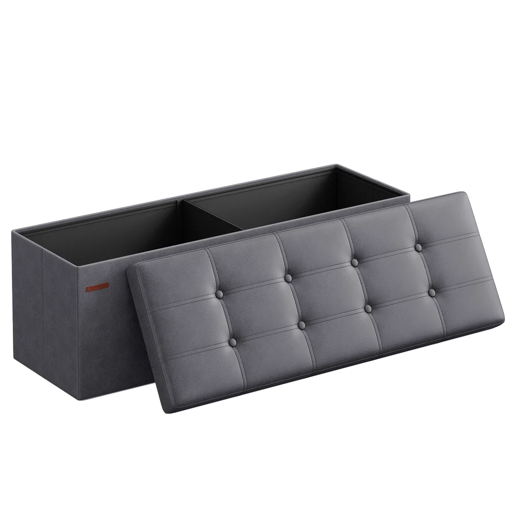 MAZIE Collection - Folding Storage Ottoman Bench with Lid - Image 6