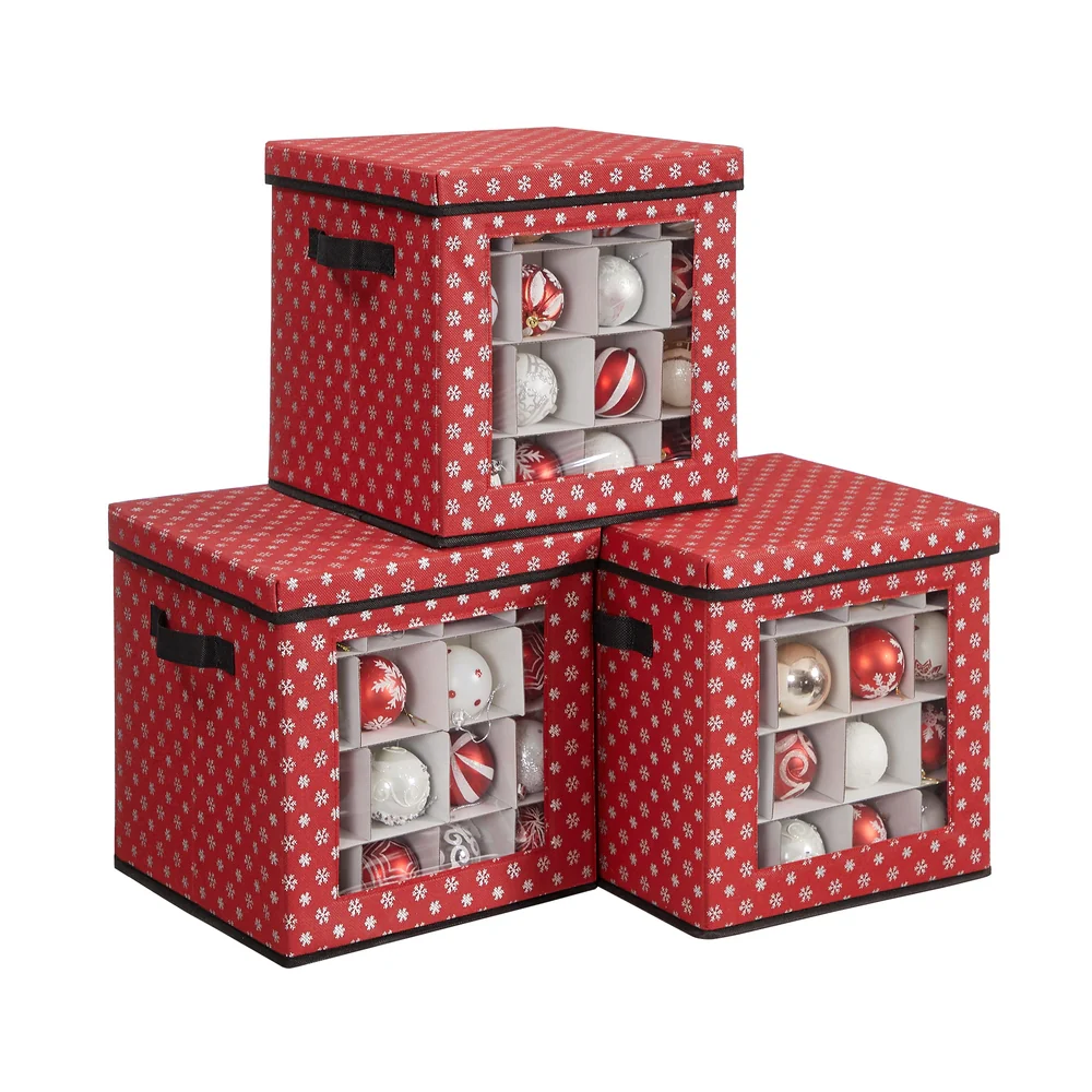Christmas Ornament Storage with Lid - Image 2