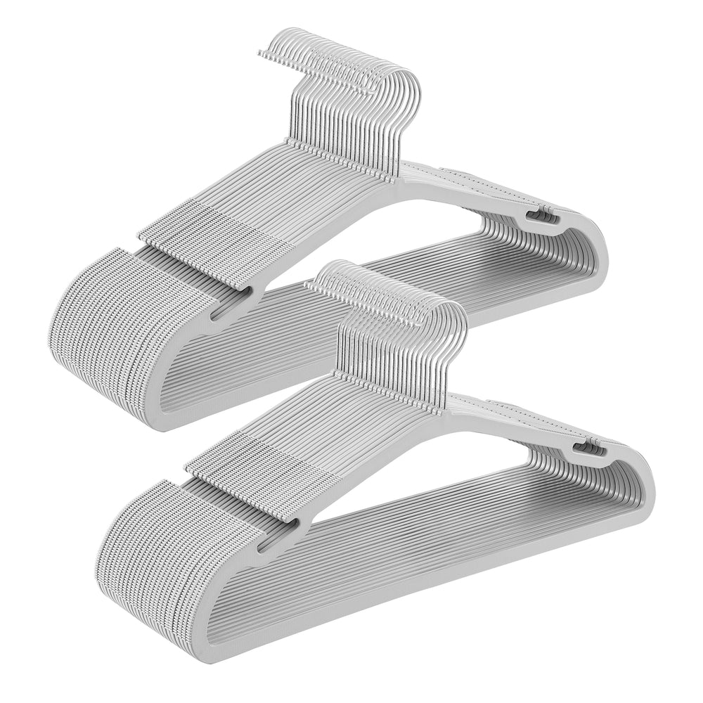 Clothes Hangers 50 Pack with Wide Shoulder Notches - Image 2