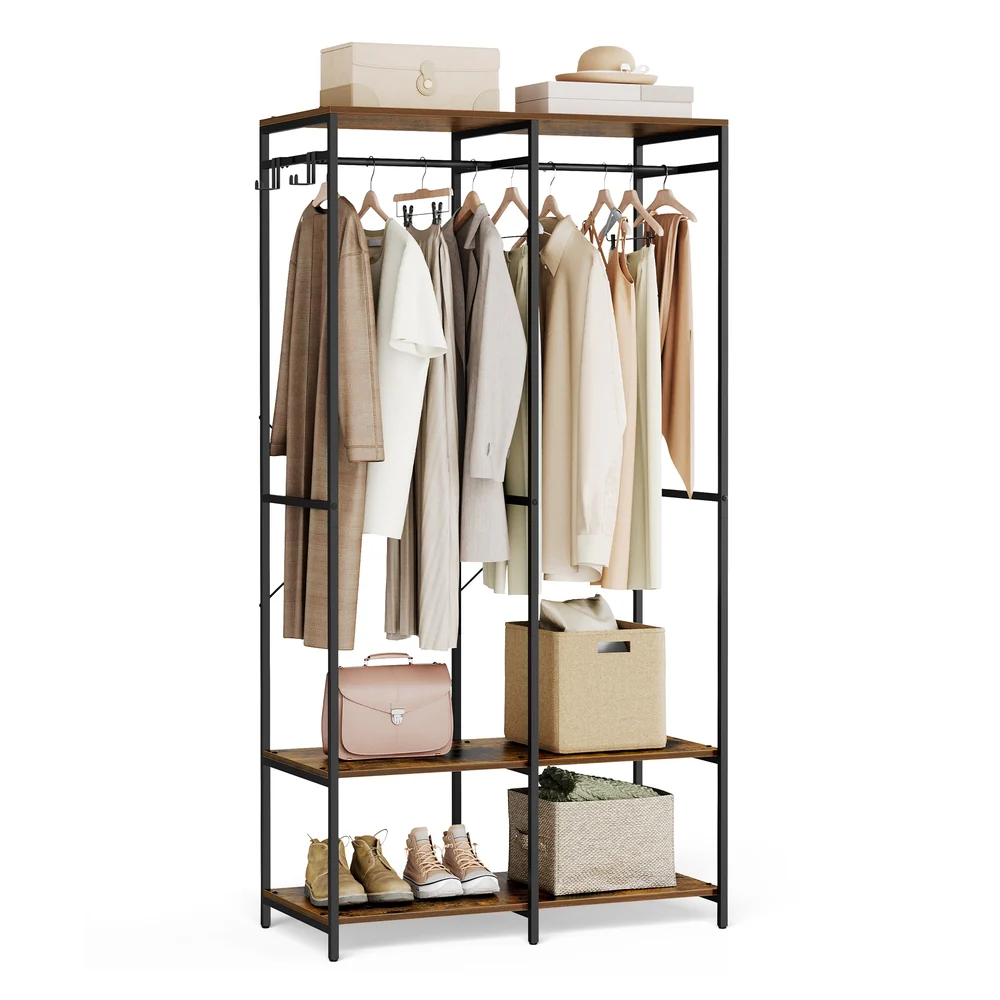 Clothes Rack with Hanging Rods - Image 2