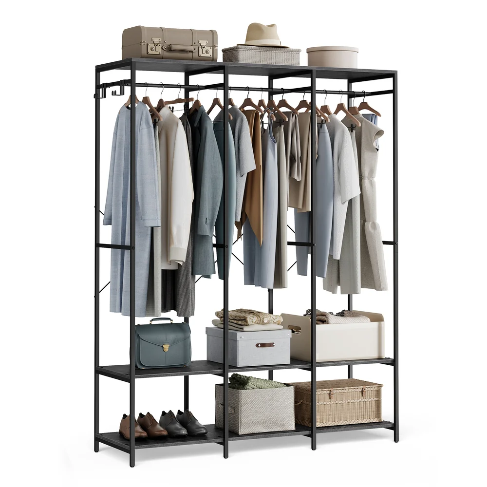 Clothes Rack with Hanging Rods - Image 4
