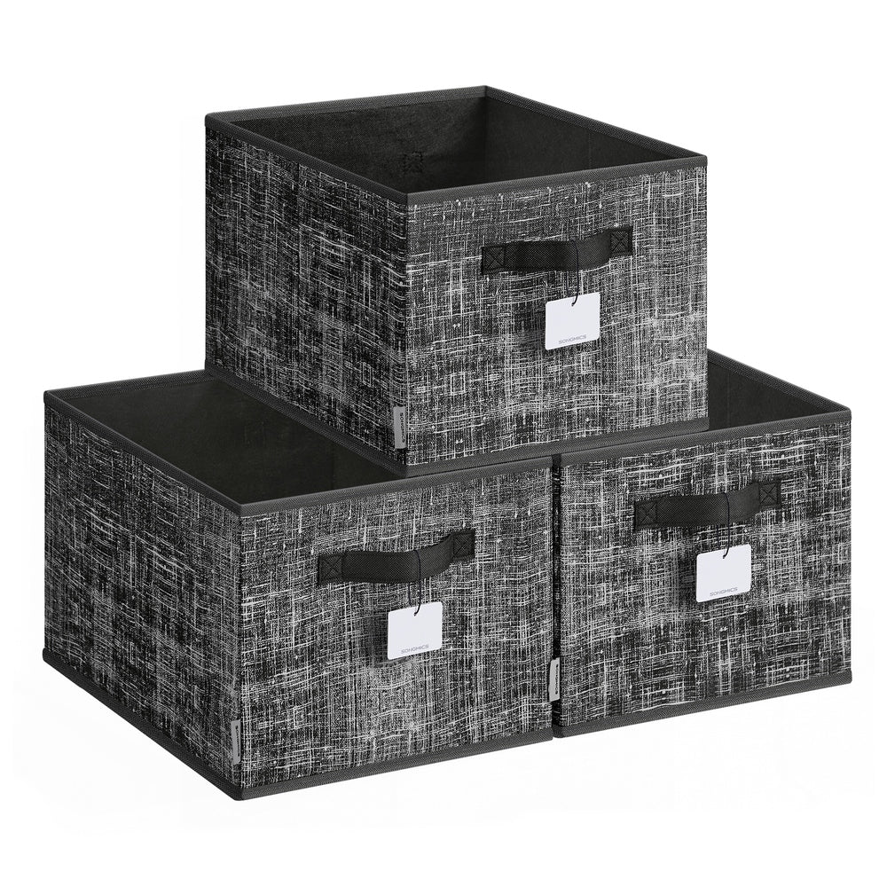 Set of 3 Fabric Storage Bins - Image 3