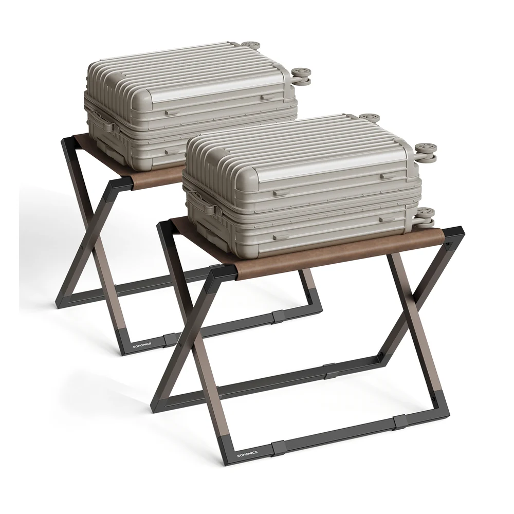 Foldable Metal Luggage Rack - Image 3