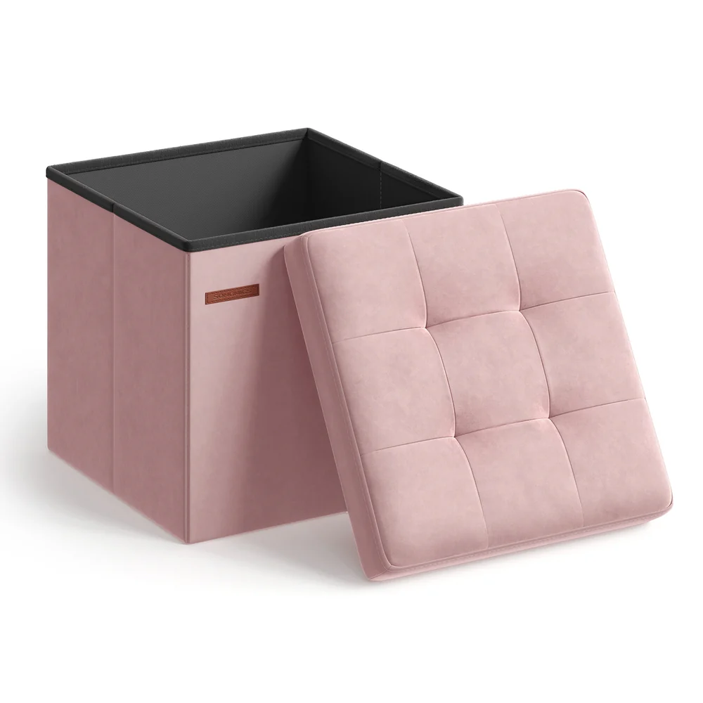 Foldable Storage Ottoman Bench - Image 10