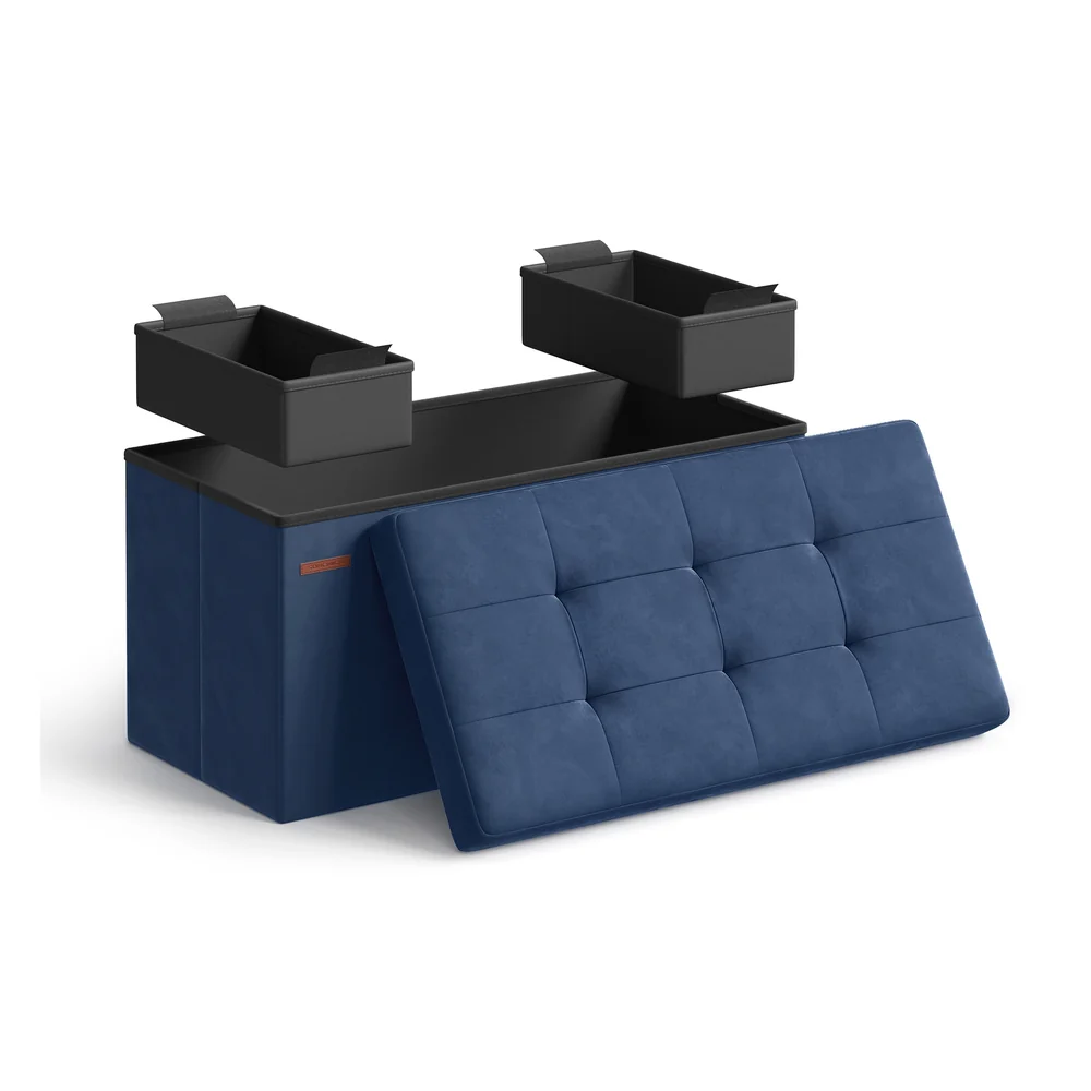 MAZIE Collection - Foldable Storage Ottoman Bench - Image 5