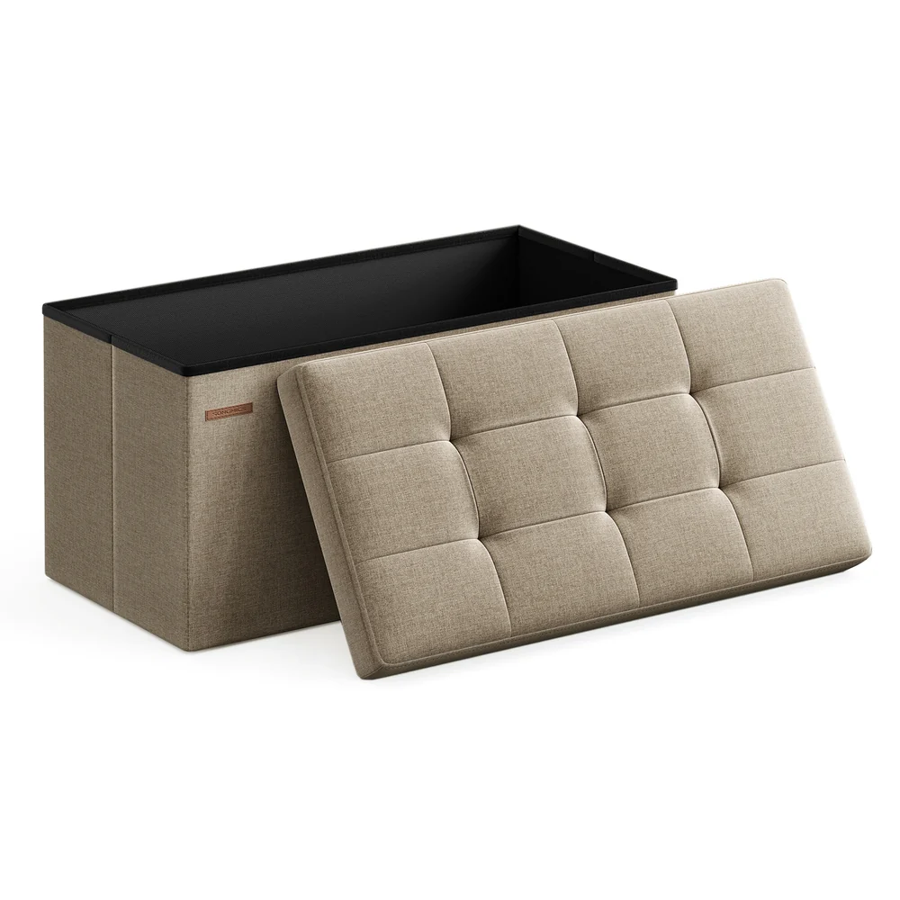 MAZIE Collection - Folding Storage Ottoman Bench - Image 17