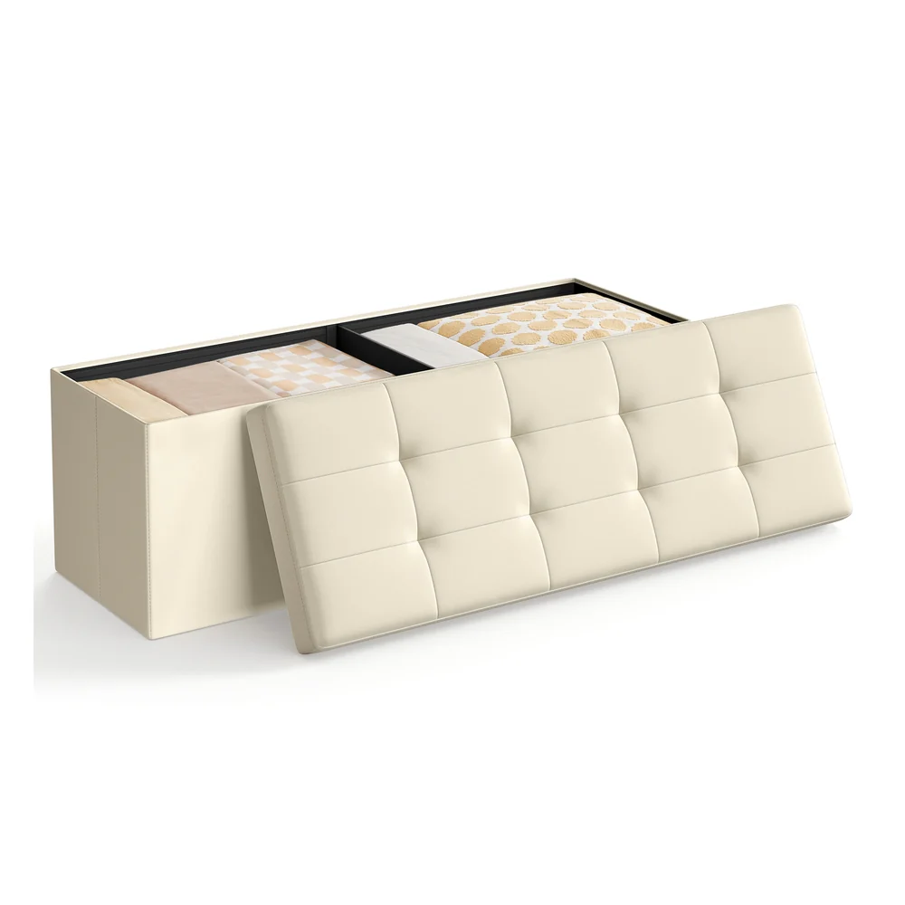 MAZIE Collection - Folding Storage Ottoman Bench - Image 6