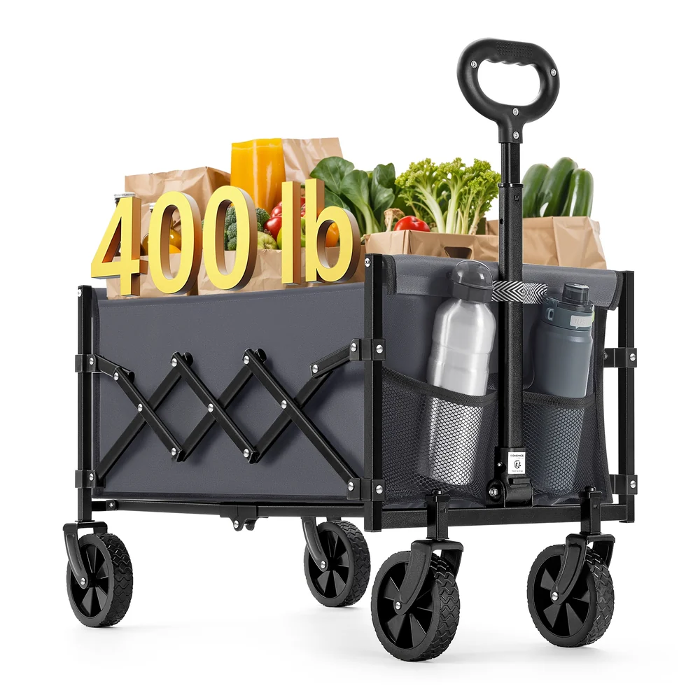 Folding Wagon with Wheels