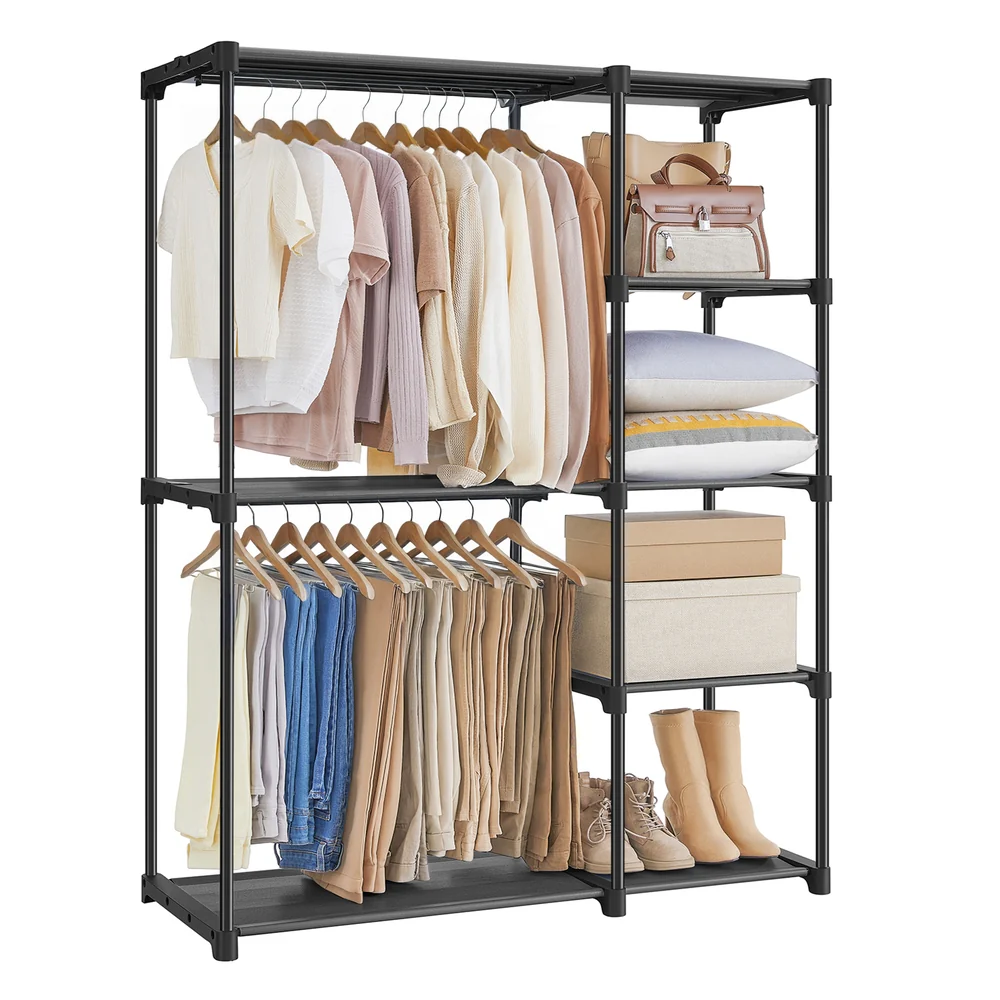 Freestanding Portable Closet with Shelves