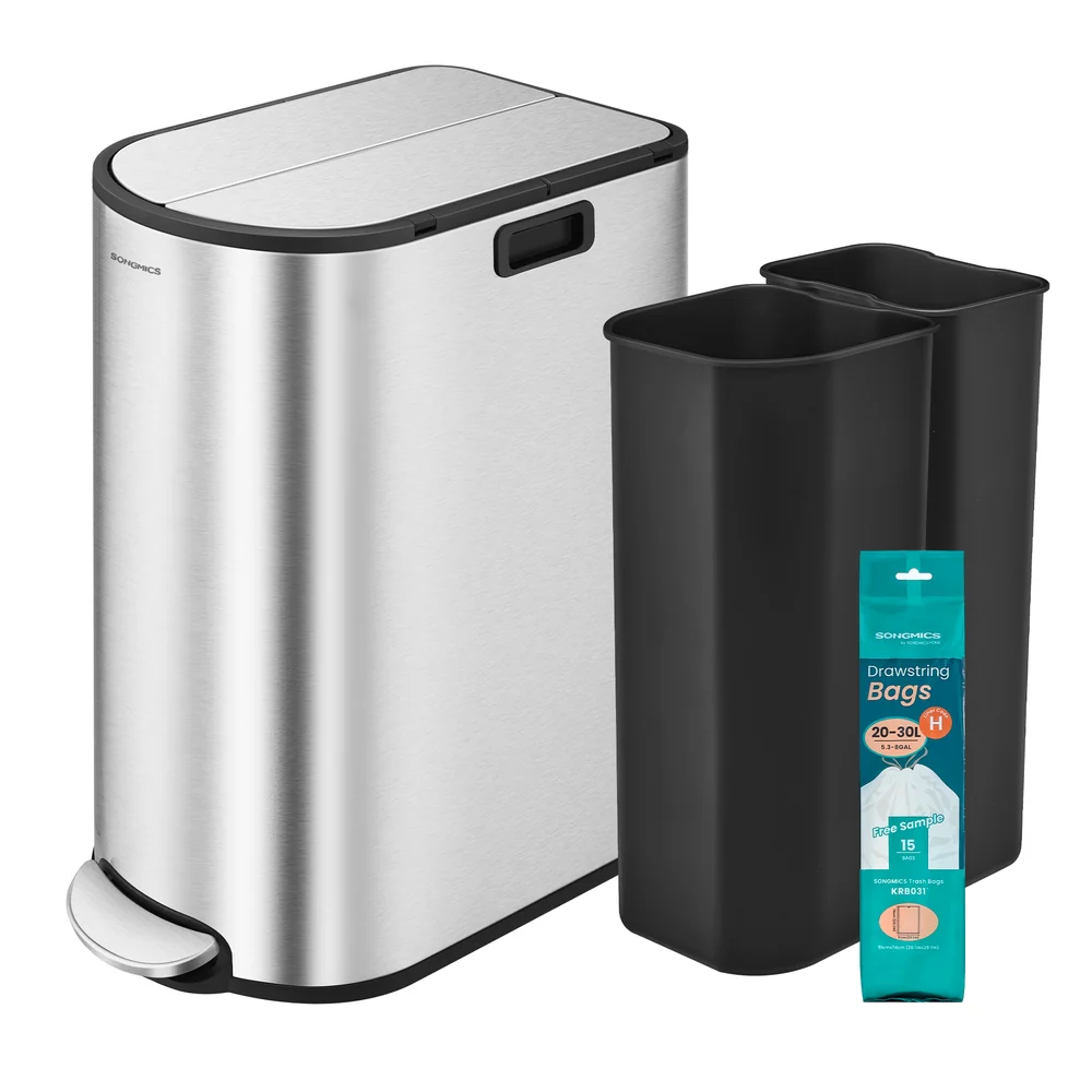 Garbage Can with Wing Lids - Image 2