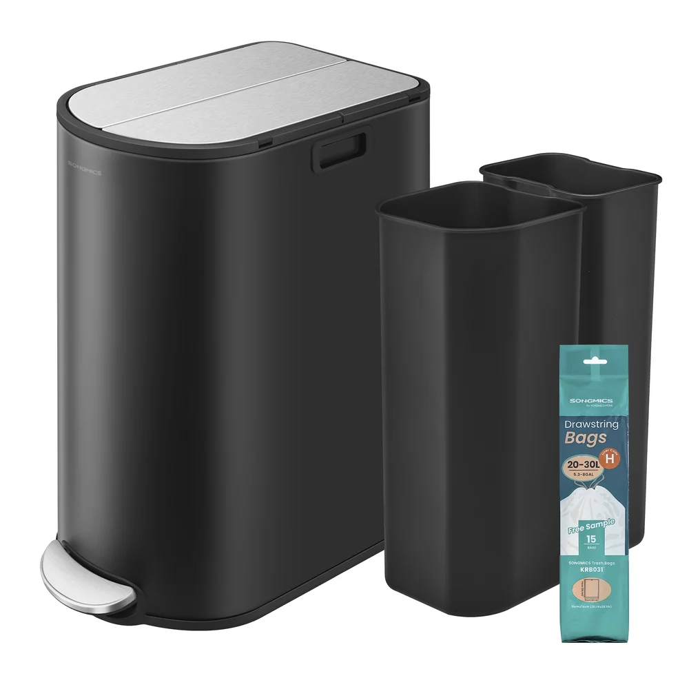 Garbage Can with Wing Lids - Image 3