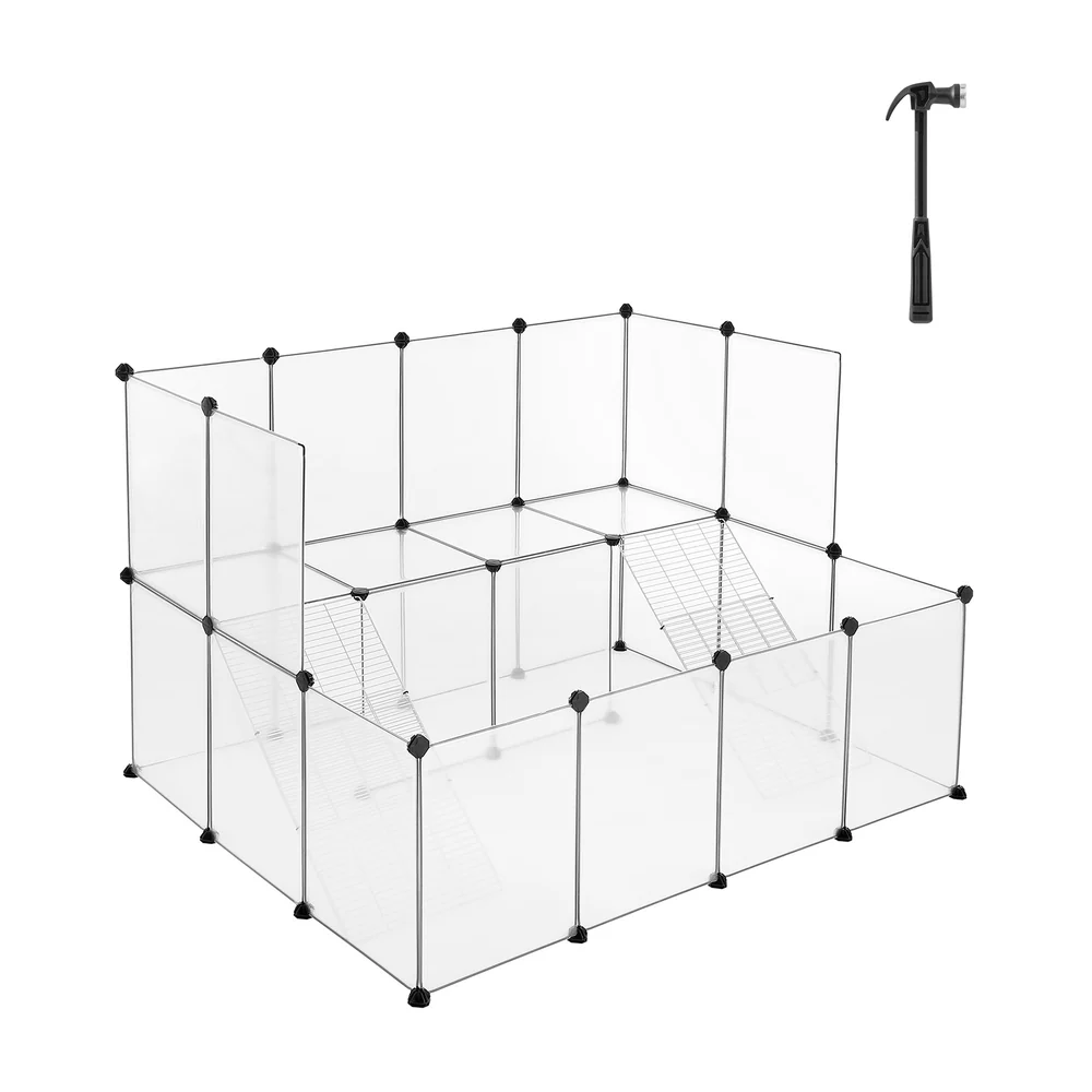 Guinea Pig Playpen with Dense Ramp